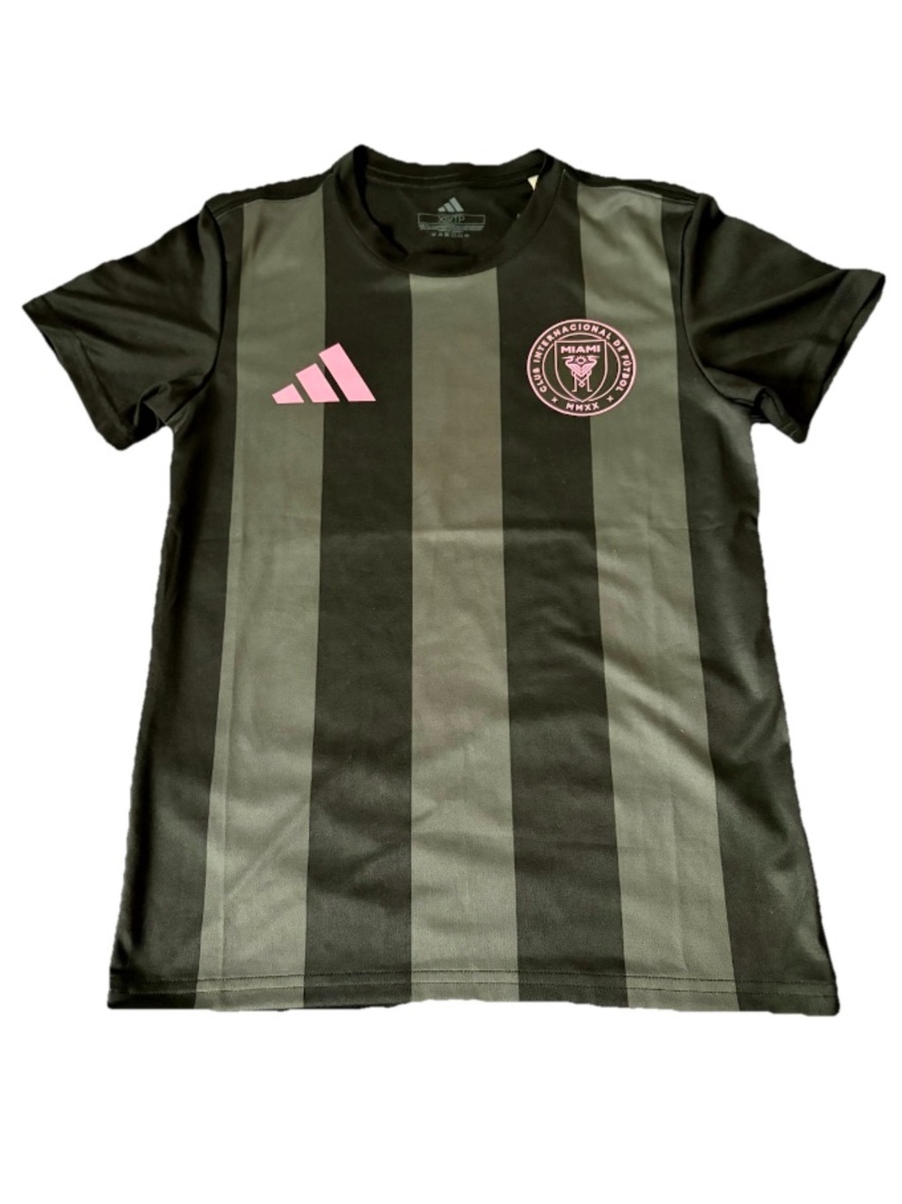 adidas Black & Pink Soccer Jersey